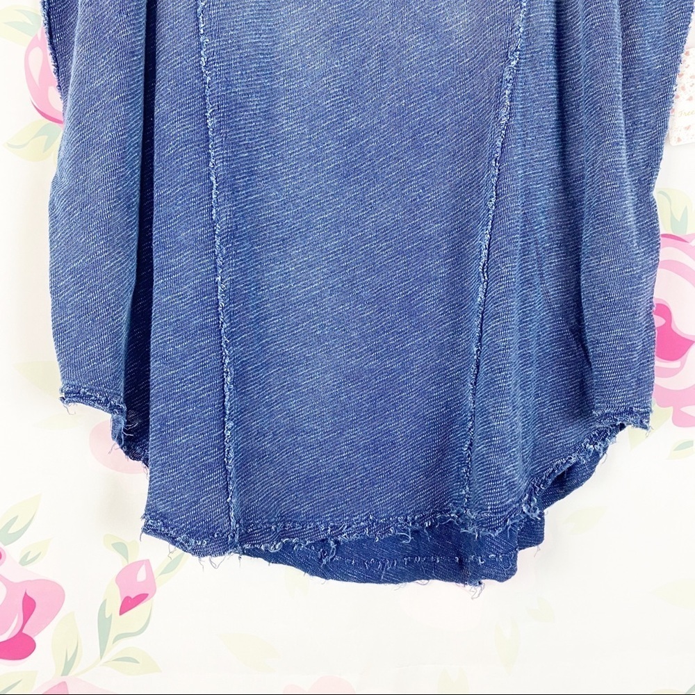 NEW Free People Harvey Muscle Distressed Oversized Tank Top Shirt M - Picture 12 of 15